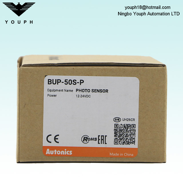 Autonics BUP-50S-P PNP Open IP66 Sensor fotoeléctrico de haz estándar IEC en forma de U
