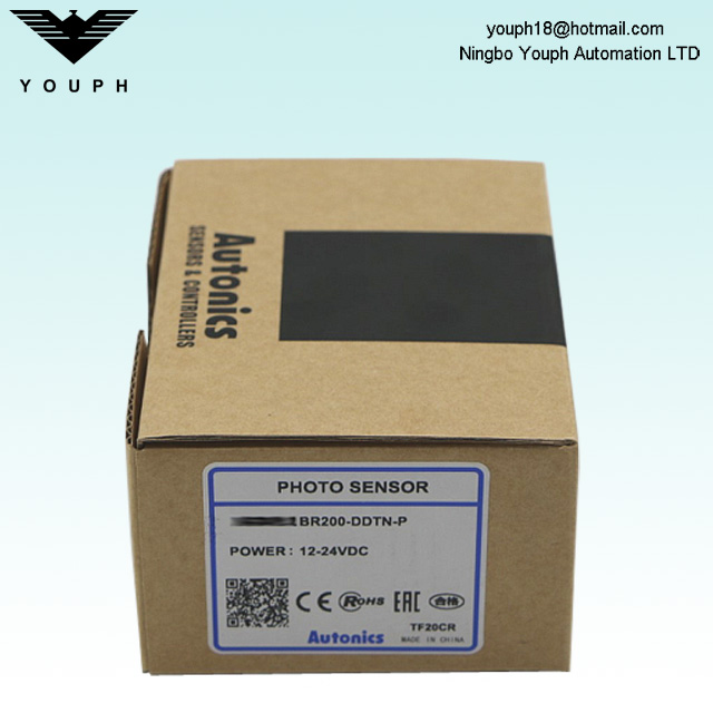 Autonics BR200-DDTN-P BR200-DDTN-CP Sensor de fotos de conector reflectante de haz estrecho