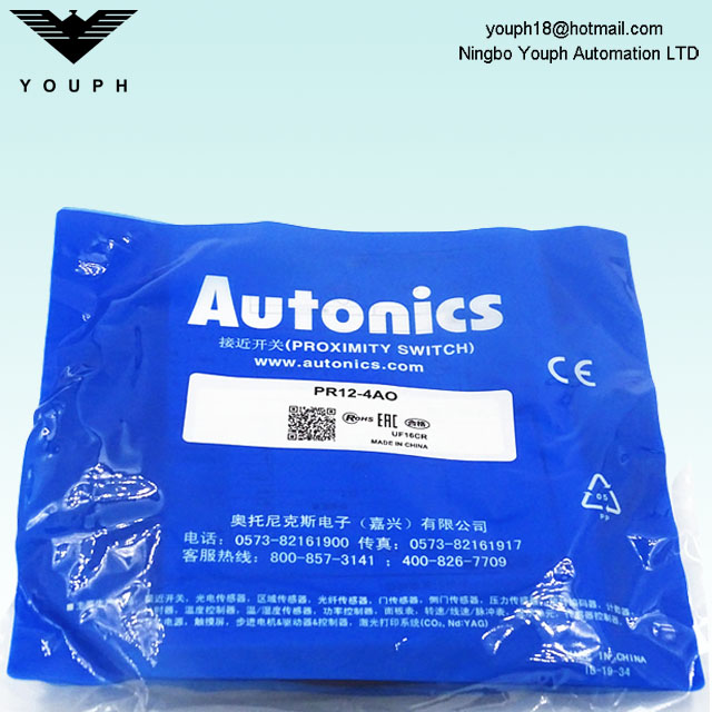 Autonics PR12-4AO PR12-4AC Distancia de detección de 4 mm Interruptor de proximidad de corriente alterna