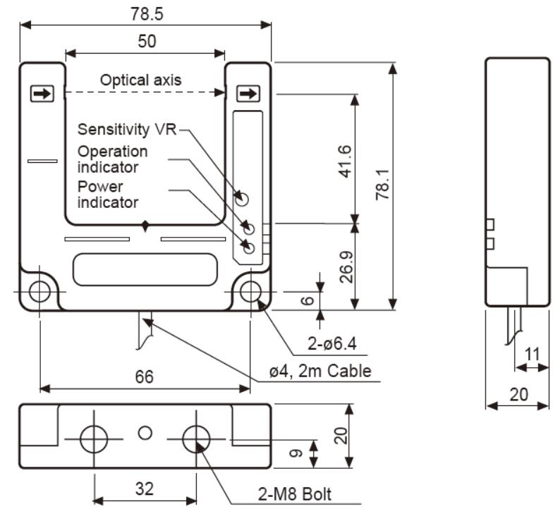 Dimensión bup-50