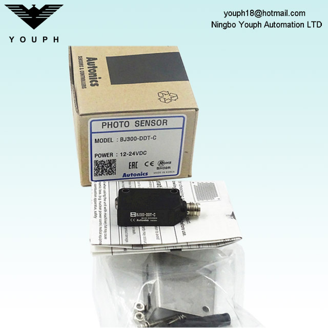 Autonics BJ300-DDT BJ300-DDT-C BJ300-DDT-P Sensor de proximidad reflectante difusa