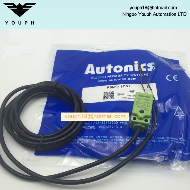 Autonics PSE17-8DN2 Lado frontal Normal de proximidad cerrada