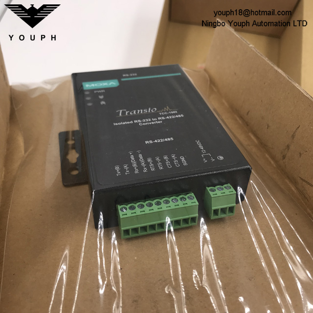 MOXA TCC-100I v2.2.1 Isolado RS-232 a RS-422/485 convertidor bidireccional