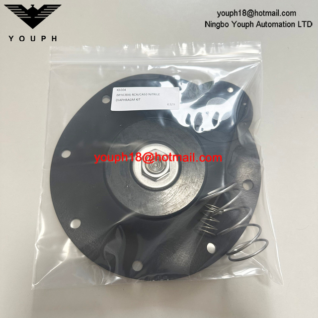 Goyen K5004 (M1638A) RCA50T CA50T010-300 CA50T010-305 Válvula de pulso de la serie T 2 'Kit de reparación de diafragma de nitrilo