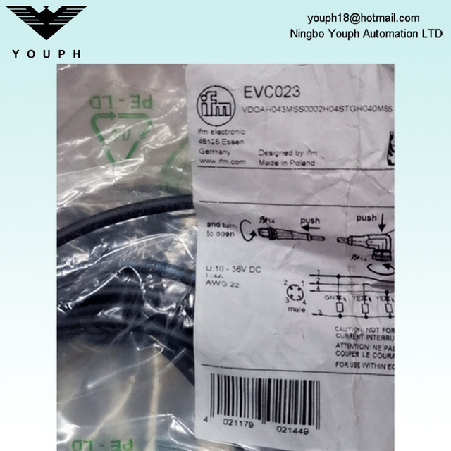 IFM EVC023 EVC024 VDOAH043MSSS0002H04STGH040MSS Cable de conexión