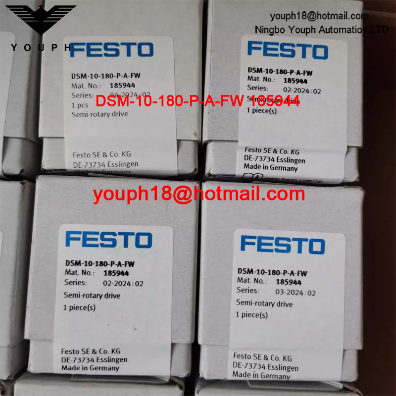 Festo DSM-10-180-PA-FW 185944 M3 Vane DSM Semi Rotary Drive