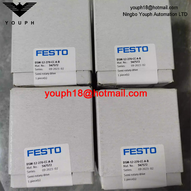 Festo DSM-12-270-CC-AB 547572 con impulso semi-rotación DSM de amortiguadores DSM