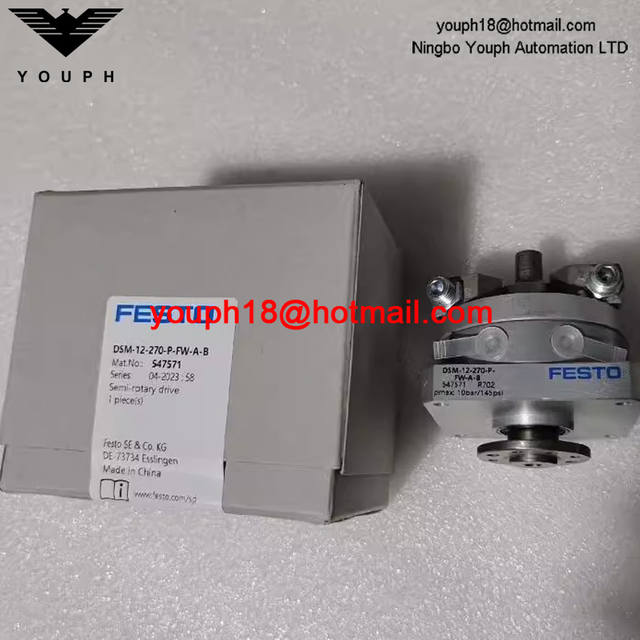 Festo DSM-12-270-P-FW-AB 547571 Anillos de amortiguación elástica M5 Puerto Drive semi-rotación