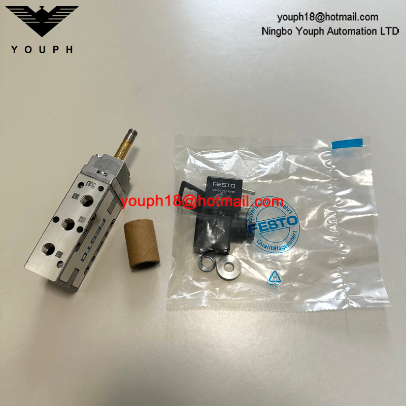 Festo MFH-5-1/8-B 19758 con bobina 24VDC 220VAC Válvula de tigre 2000 Válvula solenoide
