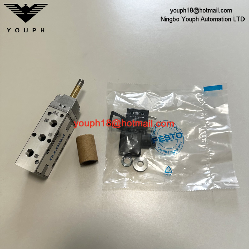 Festo MFH-5-1/8-B 19758 con bobina 24VDC 220VAC Válvula de tigre 2000 Válvula solenoide