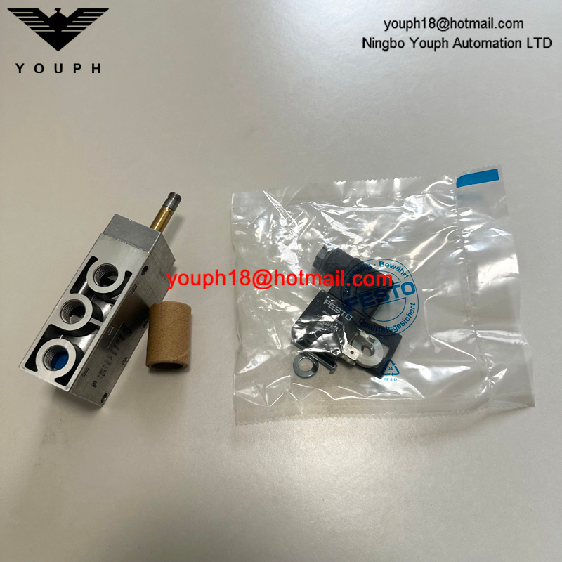 Festo MFH-5-1/4 6211 G1/4 Coil 24VDC 110VAC 220VAC MFH Válvula solenoide