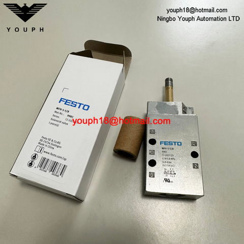 Festo MFH-5-1/8 9982 G1/8 5/2 válvulas MFH Solenoid
