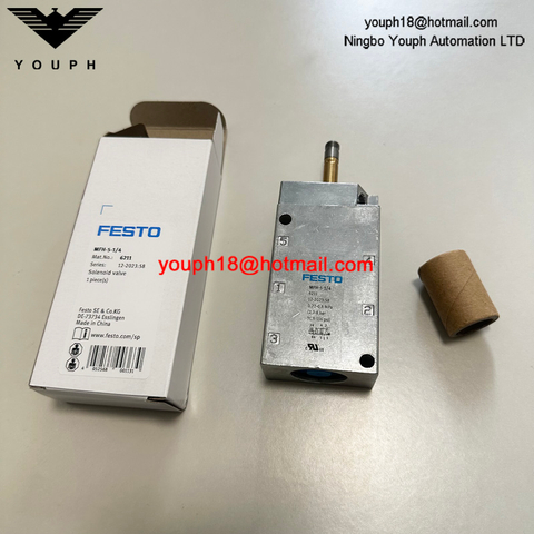 Festo MFH-5-1/4 6211 G1/4 5/2-Válvula Solenoide MFH Tiger