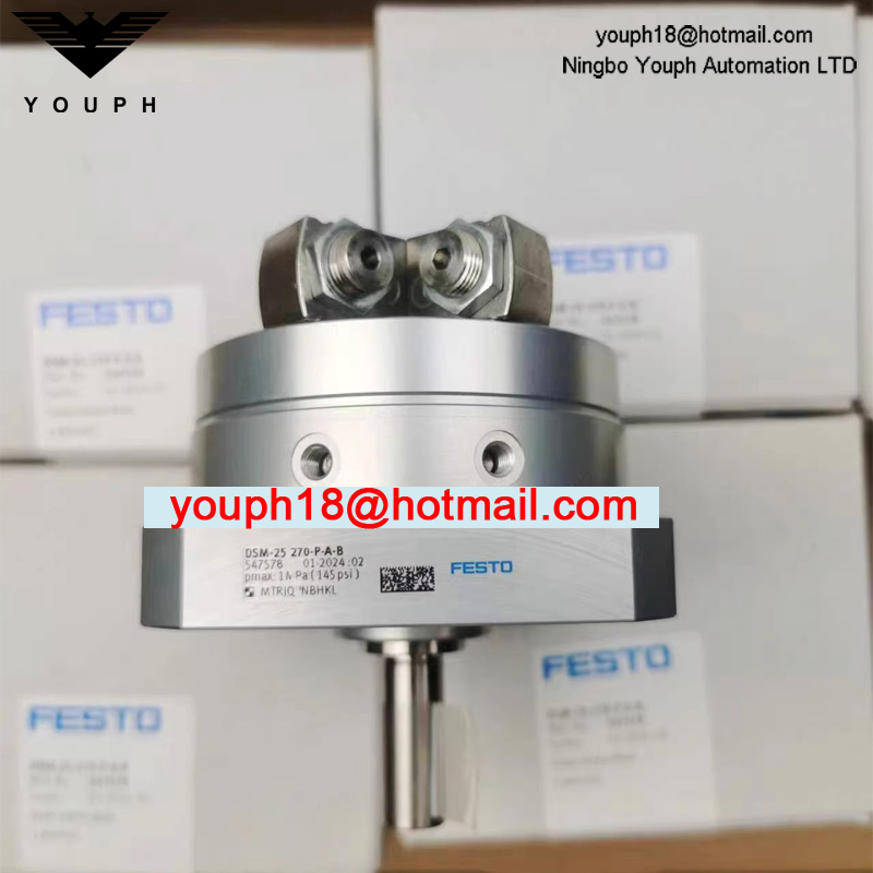 Festo DSM-25-270-PAB 547578 Componentes elásticos de amortiguación Spigot Spigot Semi-Rotary Drive