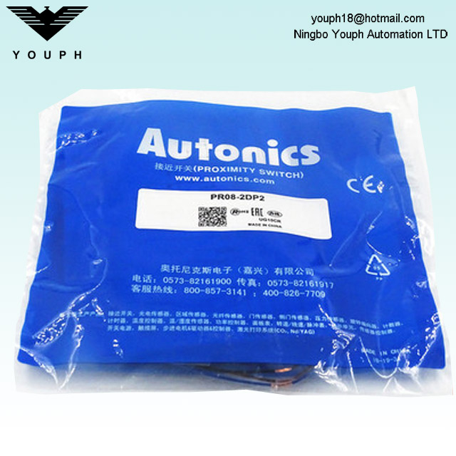 Autonics PR08-2DN2 PR08-2DP2 DC Tipo de 3 hilos Sensor de proximidad Interruptor fotoeléctrico