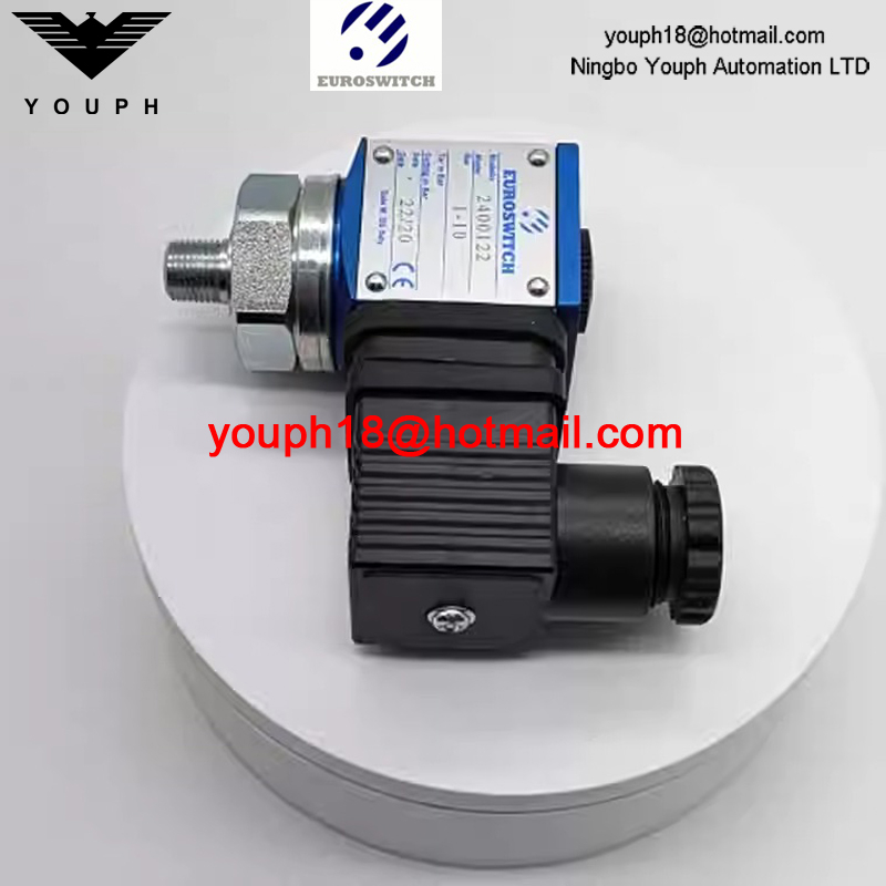 EuroSwitch 2400223 2400224 2400225 2400226 FKM SPDT Contactos Interruptor de presión del pistón