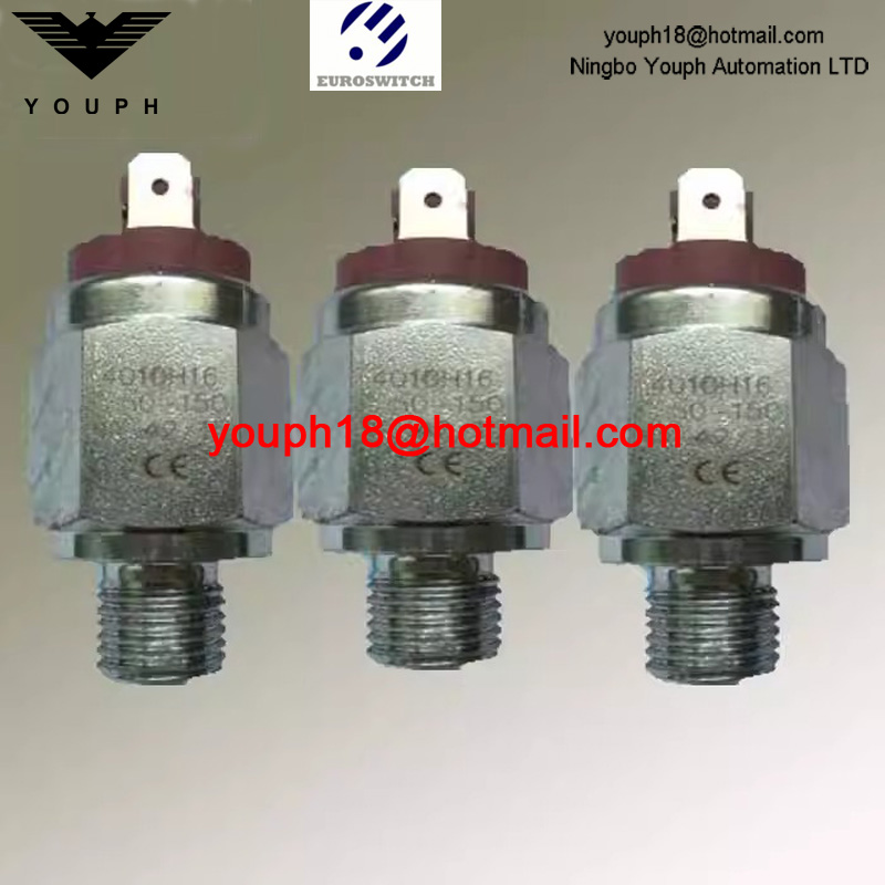 EuroSwitch 4010H16 4020H16 40V10H16 40V20H16 T50-150 40 40V Interruptor de presión del pistón