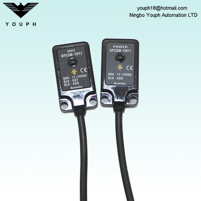 Autonics bps3m-tdt bps3m-tdtl haz npn distancia de detección larga sensor fotoeléctrico delgado