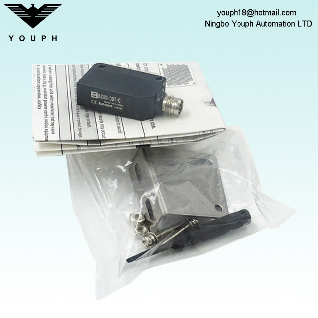 Autonics BJ300-DDT BJ300-DDT-C BJ300-DDT-P Sensor de proximidad reflectante difusa