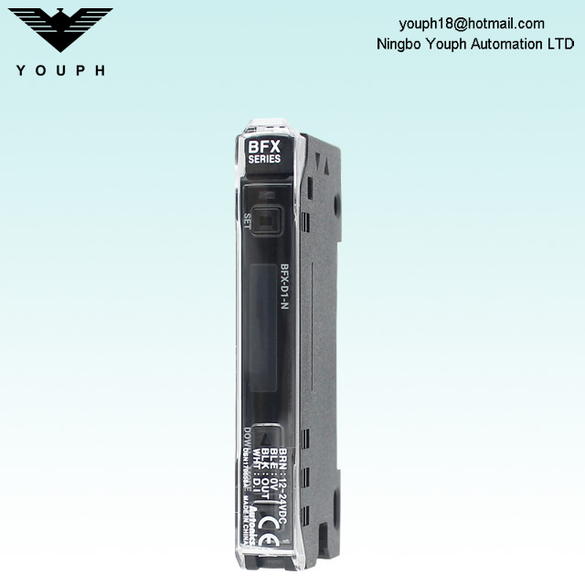 Autonics BFX-D1-N BFX Series LCD Display Amplificador de fibra óptica digital