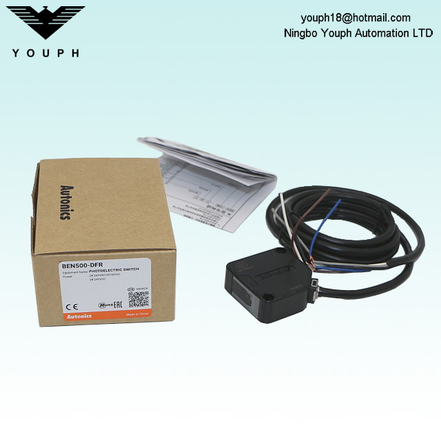 Autonics Ben500-DFR Relé Contacto de contacto Difuse el interruptor de proximidad reflectante