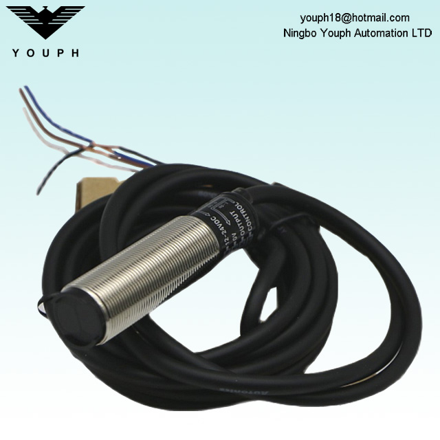 Autonics BR100-DDT-P BR100-DDT-CP Sensor de fotos cilíndrico reflectado reflectado difuso