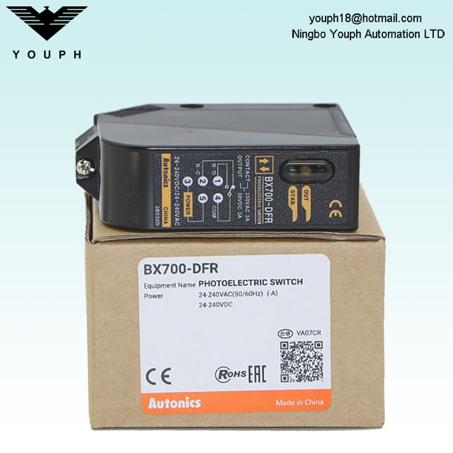Autonics BX700-DFR Interruptor fotoeléctrico reflejo difuso LED infrarrojo