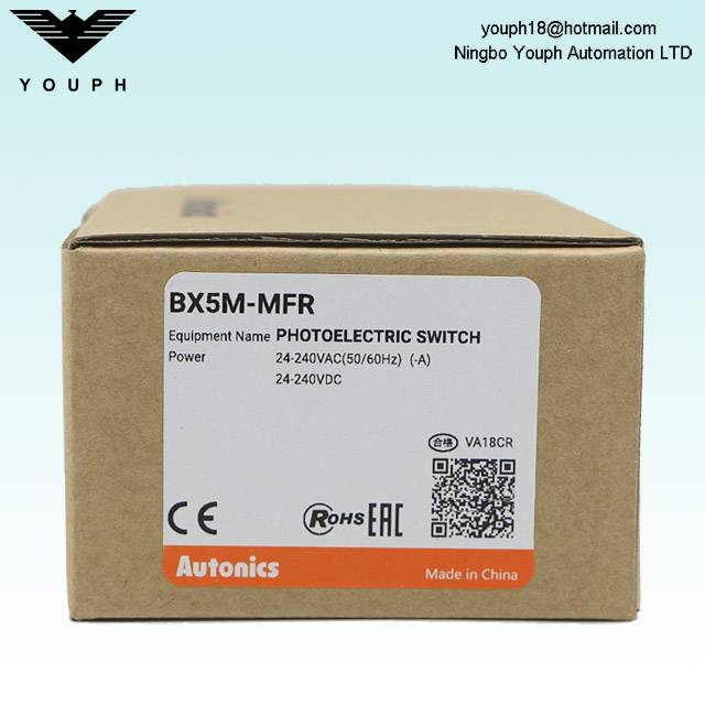 Autonics BX5M-MFR BX5M-MFR-T AMPLIFICADOR RETROLECTRANTE Sensor de fotos terminal incorporado