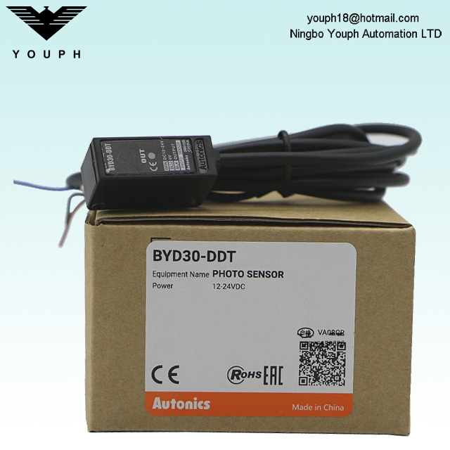Autonics BYD30-DDT Sensor fotoeléctrico de amplificador convergente convergente