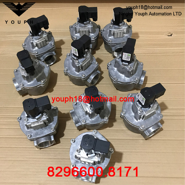 Norgren 82960 Serie 8296600 8296600.8171 DN40 Válvula solenoide de pulso de ángulo recto 