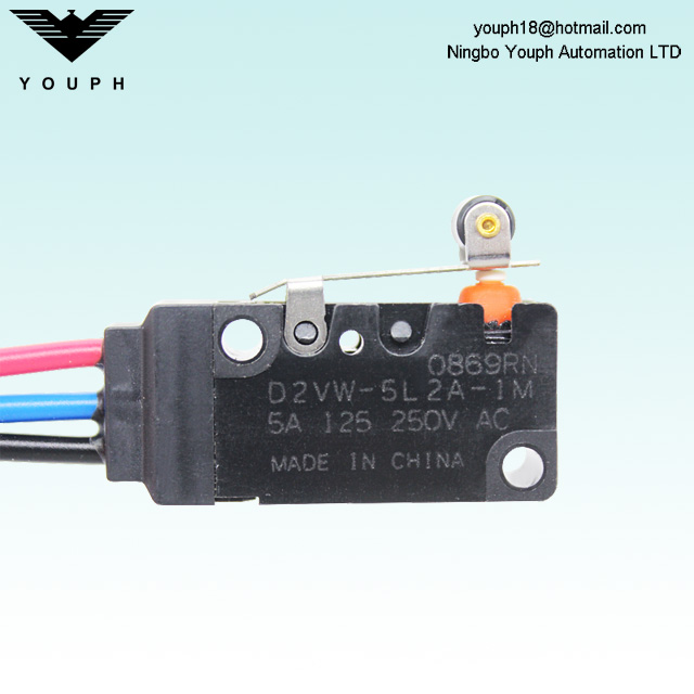 Omron D2VW-5L2A-1M D2VW-5L1-1M IP67 Miniatura sellada Interruptor