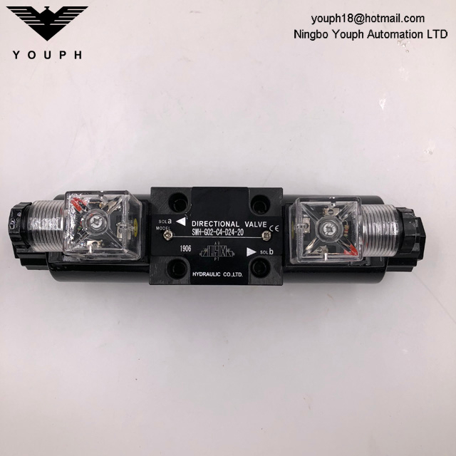 SWH-G02-D24-20 SWH-G02-C3-D24-20 SWH-G02-C4-D24-20 SWH-G02-D2-D24-20 Válvula solenoide hidráulica