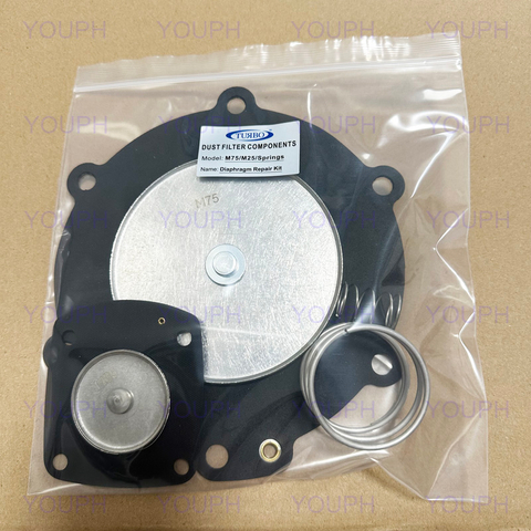 Turbo M75 M25 Springs Válvula de chorro de pulso FP65 SQP75 kit de diafragma SQP75-In sqp100