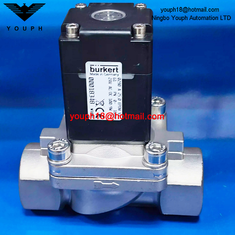 Burkert 00018348 18348 0290 A 25,0 EPDM VA 24V AC/DC 100/9W NC Sello EPDM Válvula Solenoide de Acero Inoxidable