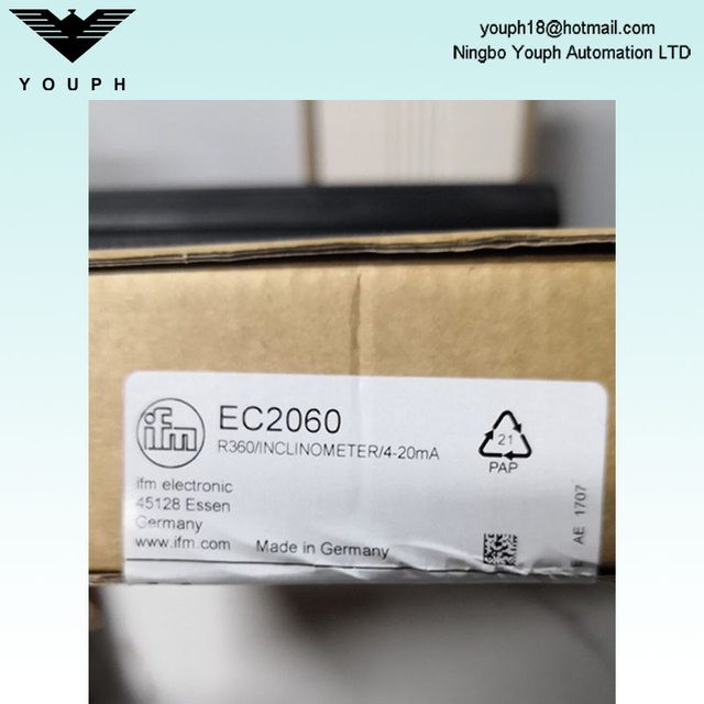 IFM EC2060 R360/inclinómetro/4-20MA Sensor de inclinación