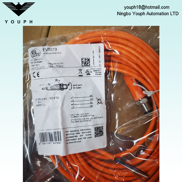 IFM EVT073 ASTGH040VAS0010E04 Cable de conexión con enchufe
