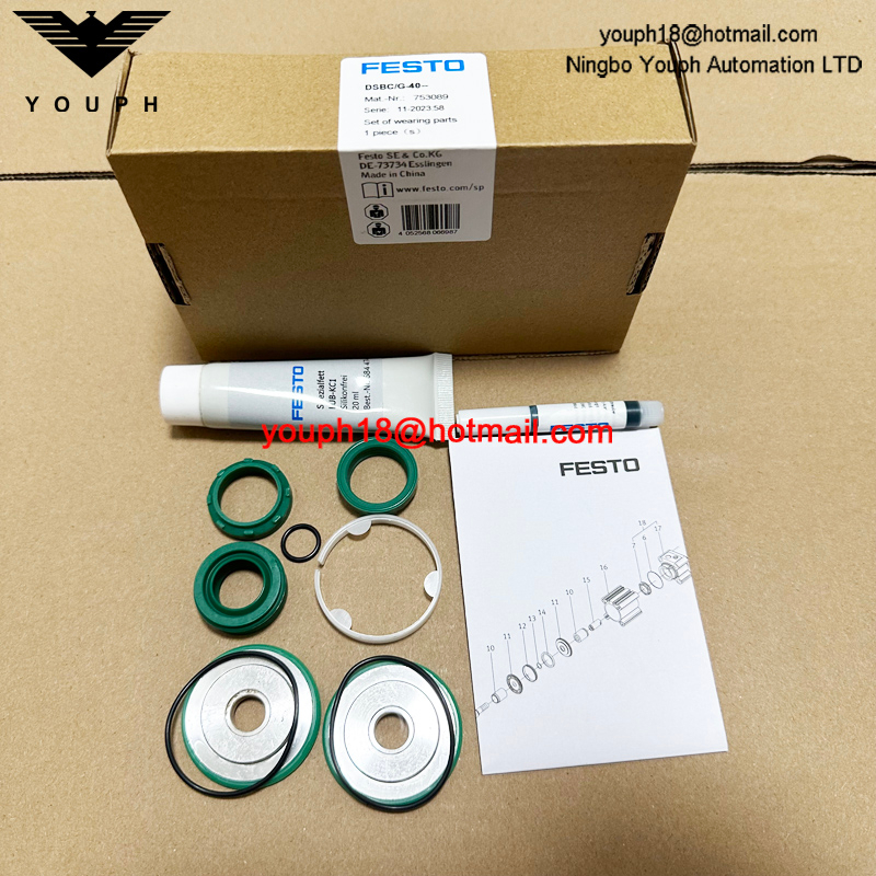 Festo DSBC/G-40-- 753089 Conjunto de piezas de uso Kit de reparación de cilindros DSBC-40