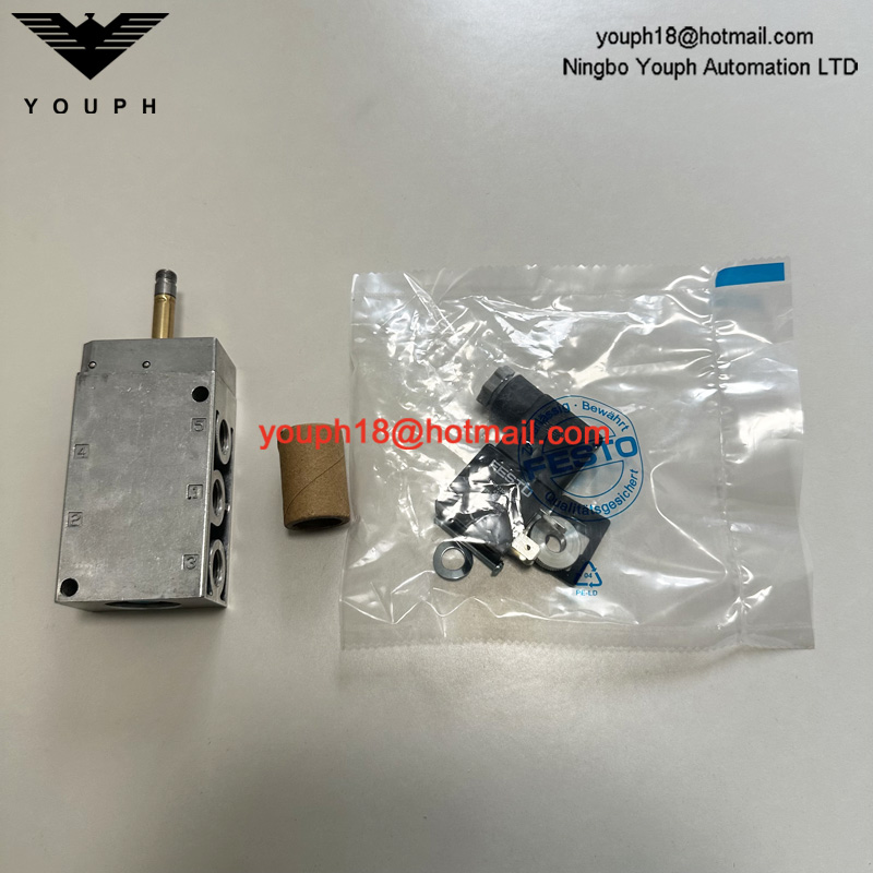 Festo MFH-5-1/4 6211 G1/4 Coil 24VDC 110VAC 220VAC MFH Válvula solenoide