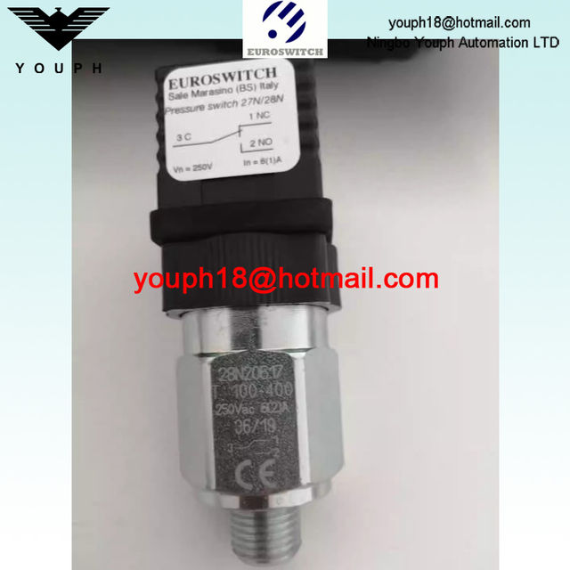 EuroSwitch 28N20617 28N21517 28N22617 28N SPDT Contactos Interruptor de presión del diafragma