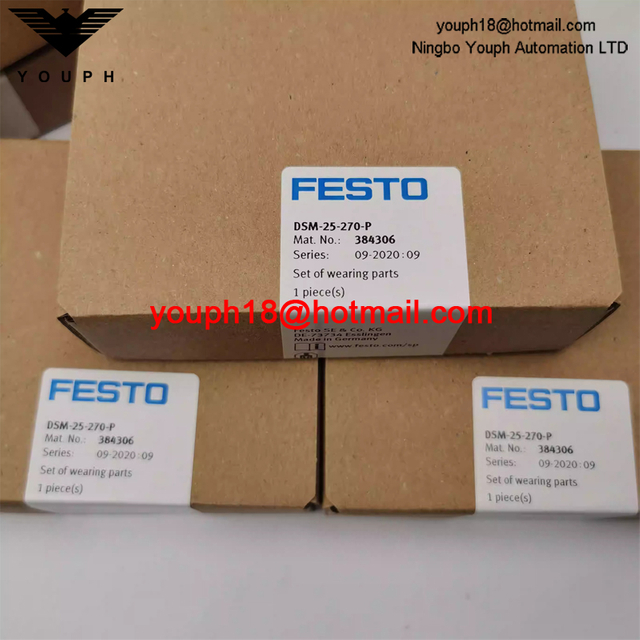Festo DSM-12-270-P 384304 DSM-16-270-P 384305 DSM- 25-270-P 384306 Conjunto de unidades semi-rotación de piezas de uso