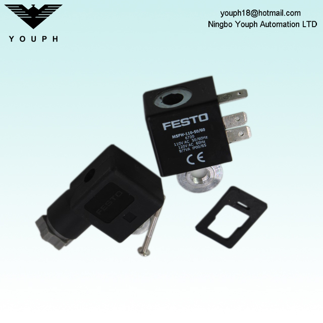 MSFW-110-50/60 6720 110V AC 120V AC Festo Tiger Classic Solenoid Coil