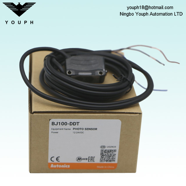Autonics BJ100-DDT BJ100-DDT-P BJ Serie difuso sensor fotoeléctrico difuso