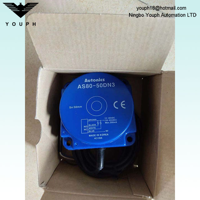 Autonics AS80-50DN3 AS80-50DP3 Sensor de proximidad de larga distancia inductiva