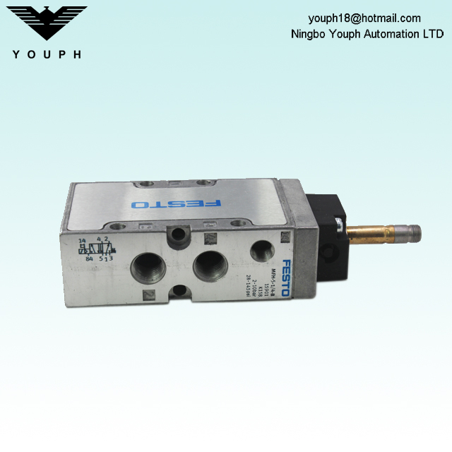 MFH-5-1/4-B 15901 K158 Festo 5/2 Way Die Casting Tiger Tiger Solenoide clásico