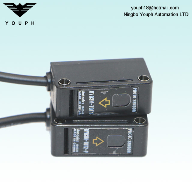 Autonics BYD3M-TDT-P Vige de paso NPN Abrir sensor de fotos de salida del colector