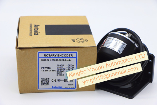 Autonics E50S8-1024-3-N-24 Diámetro ∅50 mm Tipo de eje Codador rotativo incremental