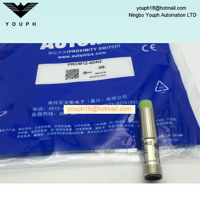 Autonics PRCM12-4DN2 PRCM12-4DP2 Serie PRCM Cilíndrica Tipo de conector Sensor de proximidad