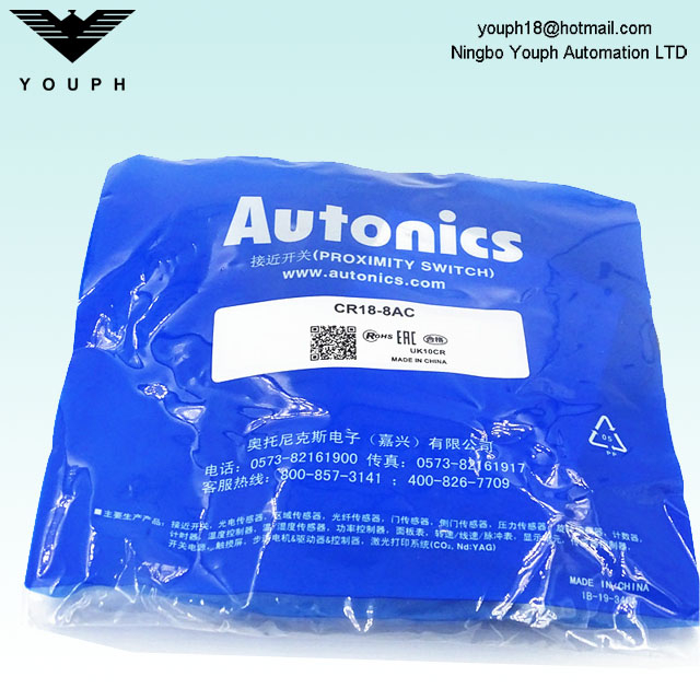 Autonics CR18-8AC AC 2-hilos Tipo normalmente Cerrado Sensor de proximidad