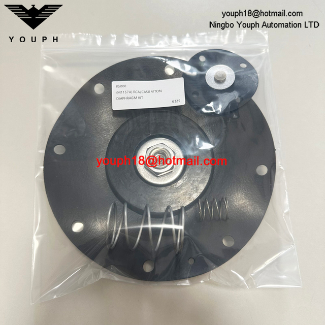 Goyen K5000 M1157A RCA50T CA50T T-Series 2 'Válvula de pulso Viton Diafragma de alta temperatura