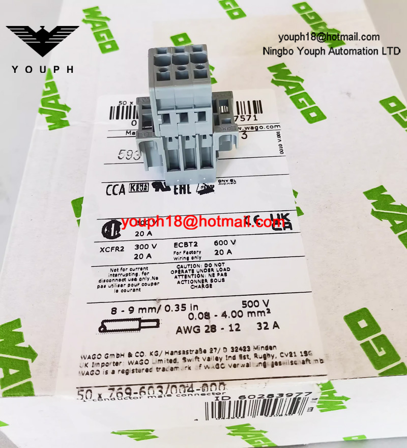 Alemania WAGO 769-103/021-000 1 Conector de orificio de 3 polos de línea 3